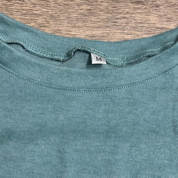 LAST CHANCE |Teal Long-Sleeve Pullover - Picture 5 of 6